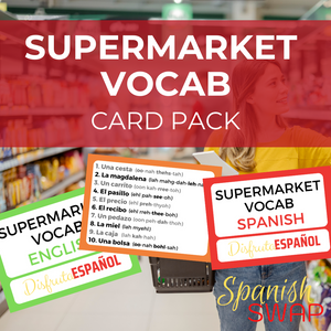 Spanish Swap Supermarket Vocab Card Pack