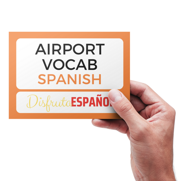 Spanish Swap Airport Vocab Card Pack