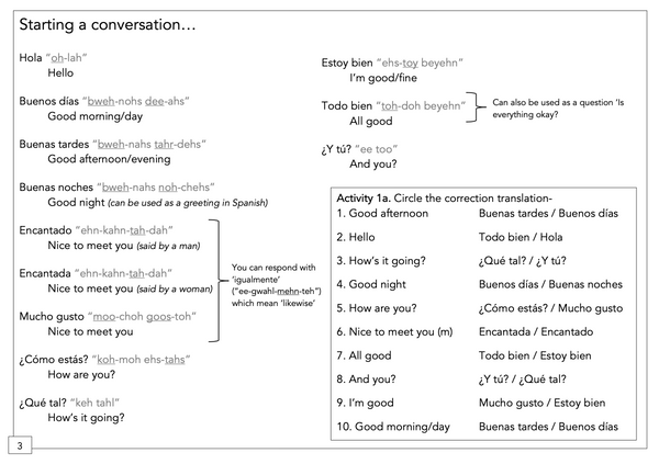 'The Essentials' Activity Booklet