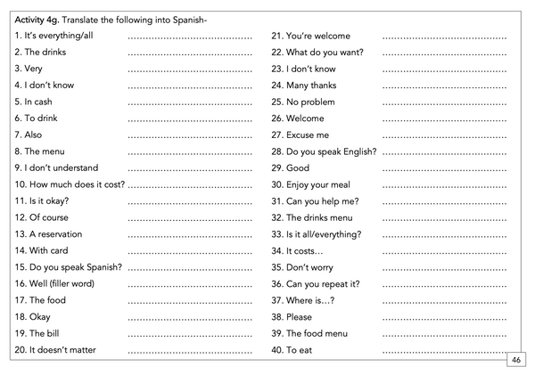 'The Essentials' Activity Booklet